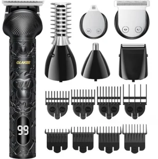 6-in-1 Baardtrimmer, Tondeuse en Precisietrimmer - USB-C Oplaadbaar met 150 Minuten Looptijd