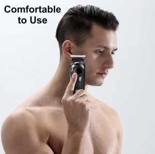 Kraftverdia® - 5-in-1 Baardtrimmer Mannen + Travel Bag - Hair clipper -Trimmer voor Baard - Hair trimmer - Neustrimmer - Bodygroomer mannen - Multigroomer - Beste cadeaus voor mannen