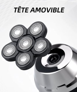 Haar- en baardtrimmer voor mannen met een 6D roterende snijkop review