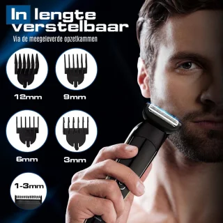 Tondeuse - Baardtrimmer - Tondeuse Mannen - Trimmer - Scheerapparaat - Scheerapparaat mannen - Neustrimmer - 11 in 1