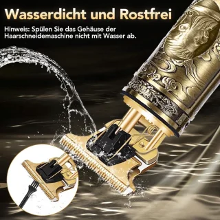 Baardtrimmer Professionele T-blade Tondeuse voor Heren - Scheerapparaat voor Gezichts- en Hoofdhaar - Contouren Haartrimmer met Geleidingskammen - Type C Opladen Baardtrimmer