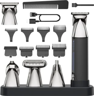 SoNis 9-in-1 Baardtrimmer - Bodygroomer Mannen – Neustrimmer – Tondeuse – Scheerapparaat – Trimmer voor Baard en Lichaam