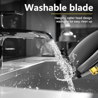 Draadloze professionele tondeuse en grastrimmer voor heren, oplaadbaar en waterdicht