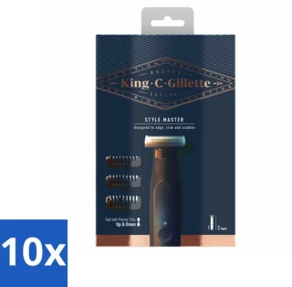 10 x King C. Gillette Style Master stoppelbaardtrimmer
