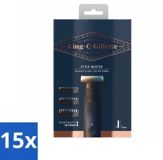 15x King C. Gillette Style Master Stoppelbaardtrimmer