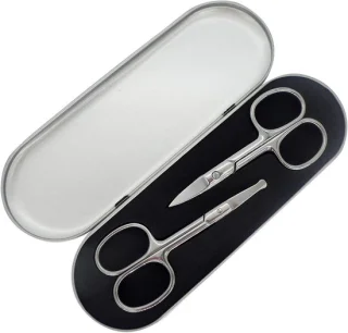 2 stuks gezichtshaar trimmen kit met opbergdoos