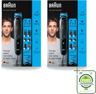 2 x Braun trimset - baardtrimmer