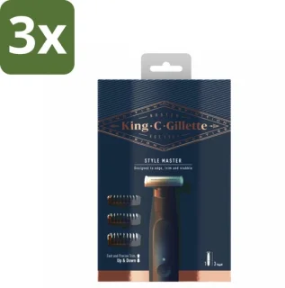 3x King C. Gillette Style Master Stoppelbaardtrimmer review
