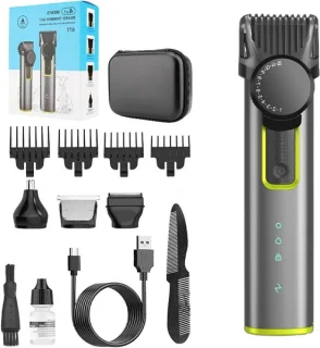 4-in-1 baardtrimmer grijs