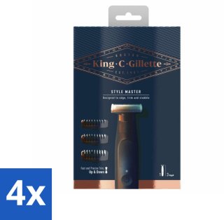 De 4x King C. Gillette Style Master Stoppelbaardtrimmer in één oogopslag