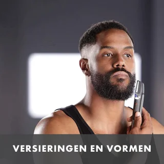 5-in-1 Baardtrimmer voor Mannen met 5 Opzetstukken