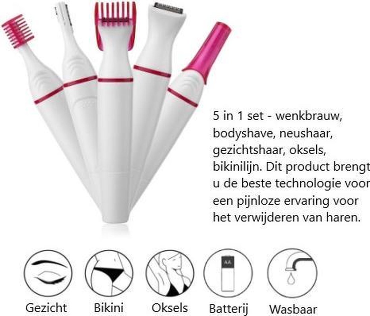Wat vinden we goed aan de 5-in-1 Trimmerset Ergonomic