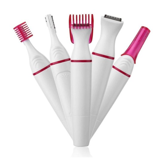 Compacte 5-in-1 trimmer: veelzijdig, draagbaar en gebruiksvriendelijk