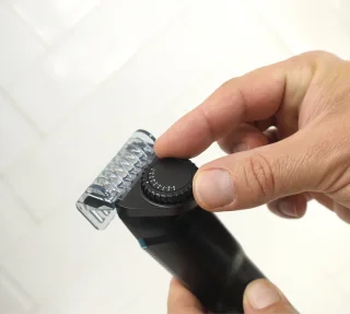 6-in-1 Baardtrimmer voor Mannen met Opzetstukken