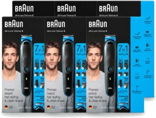 6 x Braun Trimset 7-in-1