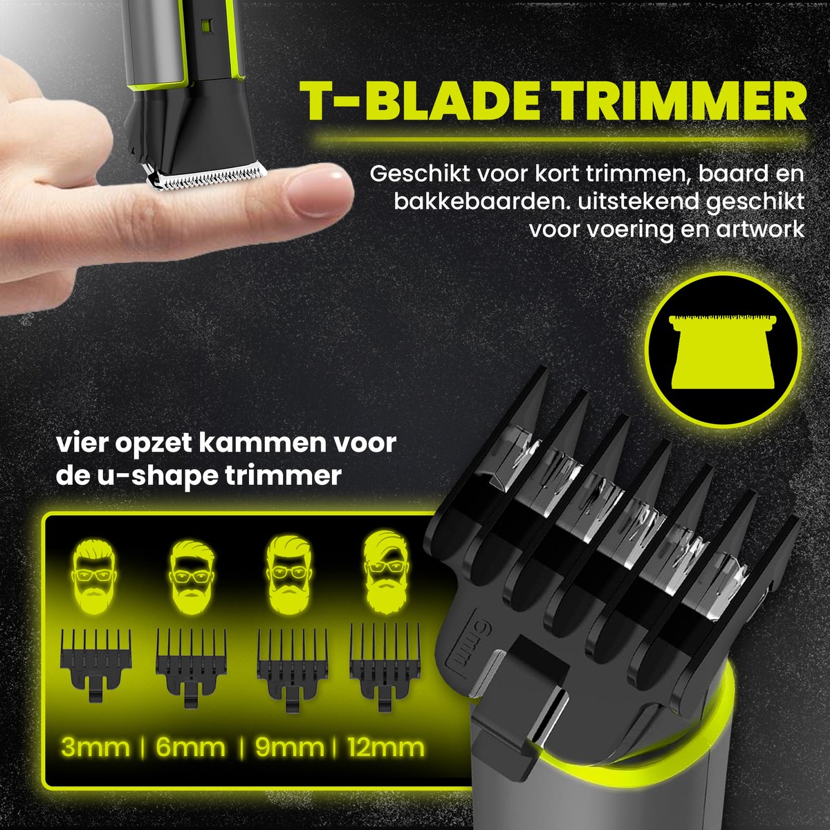 Wat vinden we goed aan de 8-in-1 Baardtrimmer Draadloos Met Reishoes
