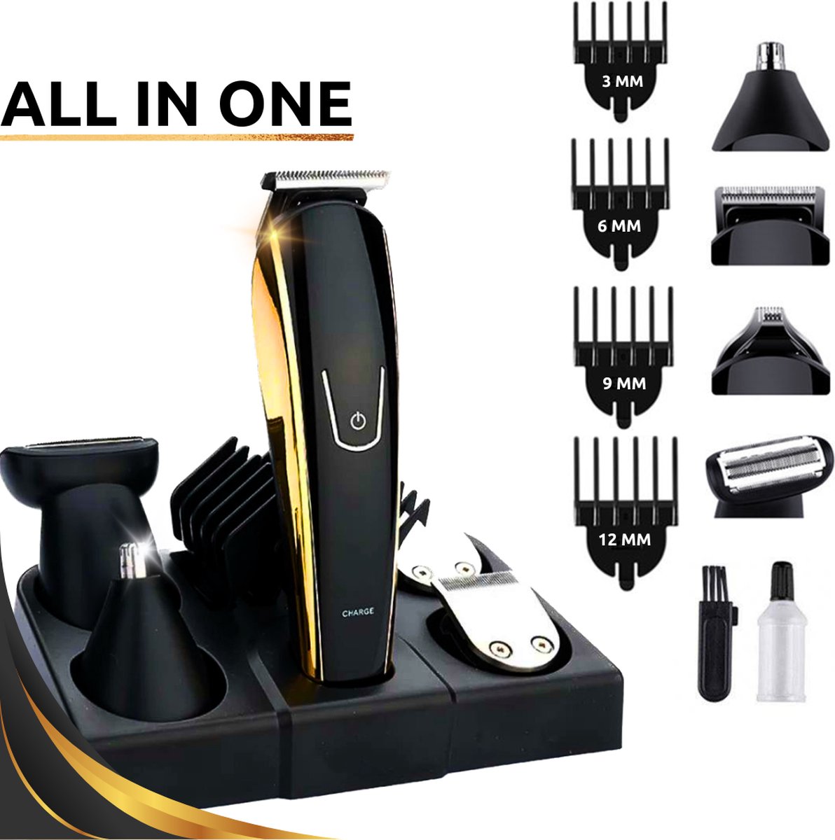 De All in One 8-in-1 Baard- en Bodygroomer Mannen in één oogopslag