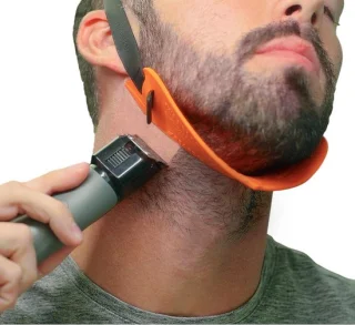 Baardhalslijn shaper - zwart