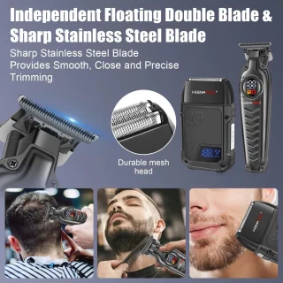 Baardtrimmer en foliescheerapparaat