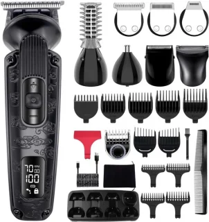 Baardtrimmer set zwart