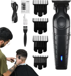 Baardtrimmer tondeuse grooming kit - 15 x 4,1 cm - grijs