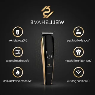 Baardtrimmer voor mannen - zwart