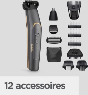 BaByliss Graphite Precision MT987E 12-in-1 Trimmerset