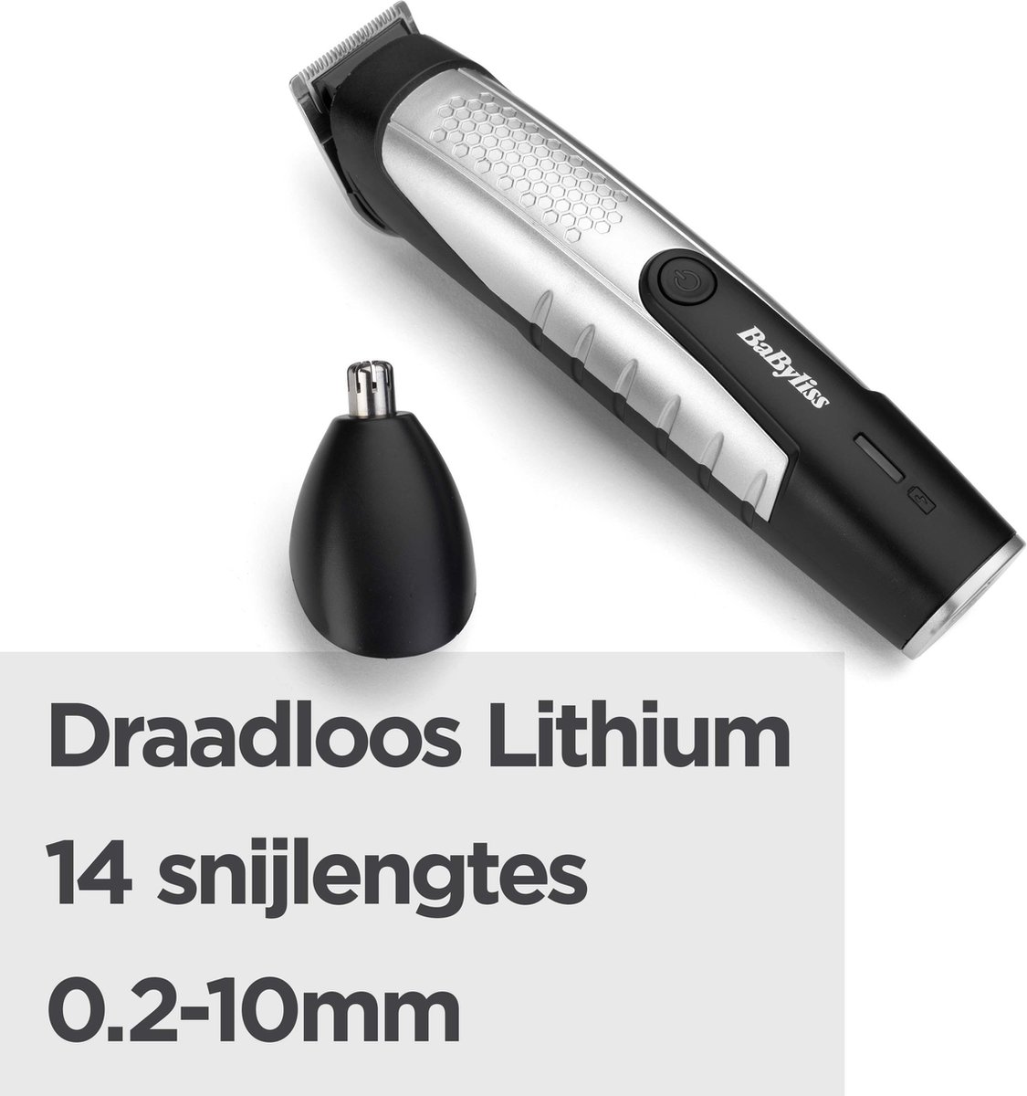 Wat vinden we goed aan de BaByliss Lithium Power Baardtrimmer T812E