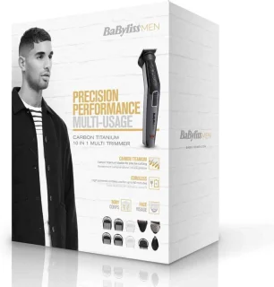 BaByliss MT727E 10-in-1 Carbon Titanium Multitrimmer Cordless