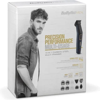 BaByliss MT728E Carbon Steel Multitrimmer 10-in-1