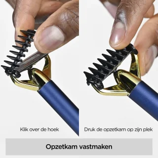 BaByliss X-Blade Super-X OT992E Scheerapparaat en Baardtrimmer Navy & Gold Edition