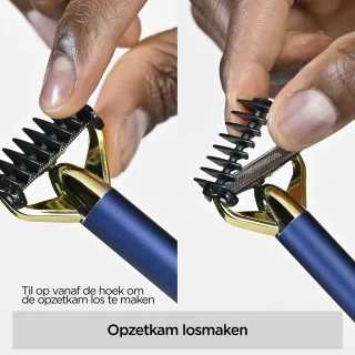 BaByliss X-Blade Super-X OT992E Scheerapparaat en Baardtrimmer Navy & Gold Edition