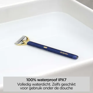 BaByliss X-Blade Super-X OT992E Scheerapparaat en Baardtrimmer Navy & Gold Edition