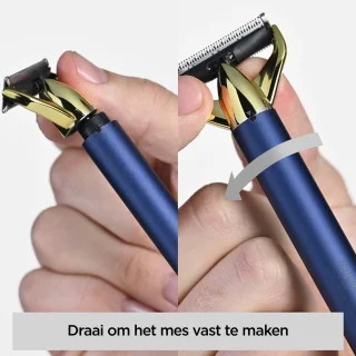 BaByliss X-Blade Super-X OT992E Scheerapparaat en Baardtrimmer Navy & Gold Edition