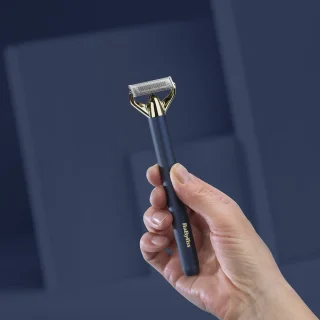 BaByliss X-Blade Super-X OT992E Scheerapparaat en Baardtrimmer Navy & Gold Edition