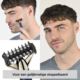BaByliss X-Blade Super-X OT992E Scheerapparaat en Baardtrimmer Navy & Gold Edition