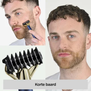 BaByliss X-Blade Super-X OT992E Scheerapparaat en Baardtrimmer Navy & Gold Edition