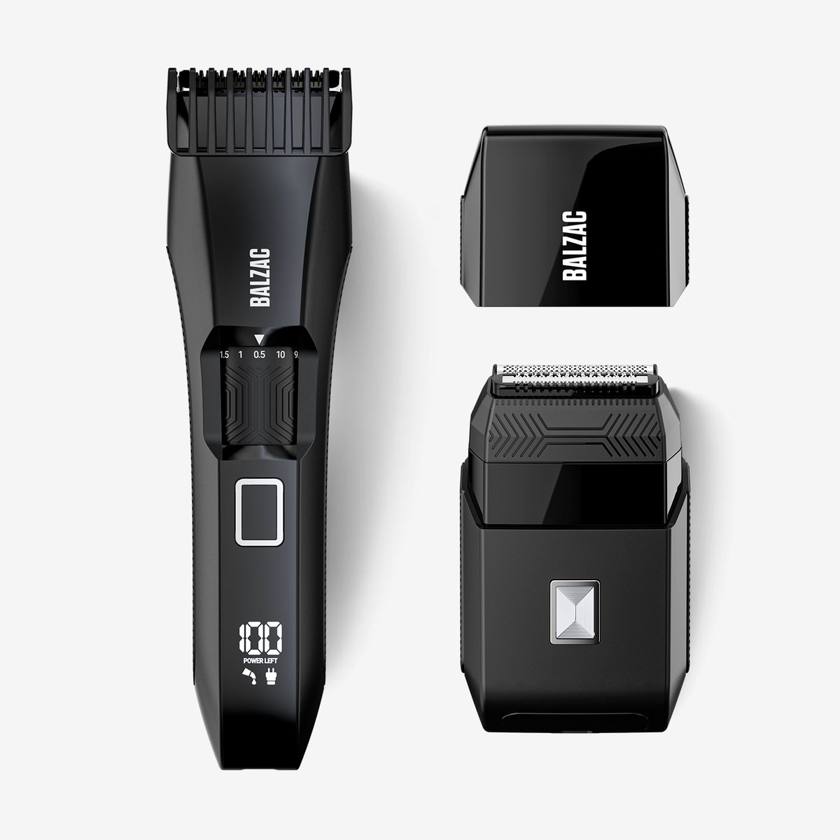 De BALZAC The Executive Set Baard- en Foilshaver voor Mannen in één oogopslag
