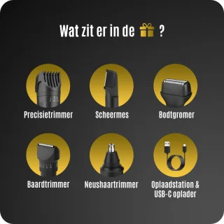 BAØRD 5-in-1 Baardtrimmer Pro Zwart
