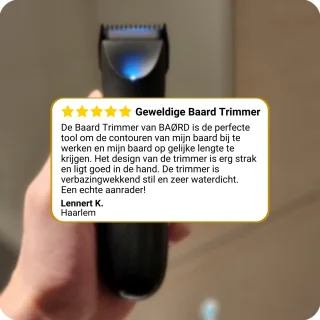 BAØRD Baardtrimmer Draadloos Zwart