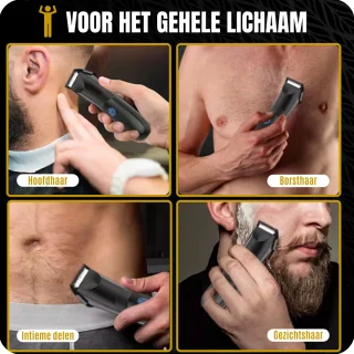 BAØRD Baardtrimmer Draadloos Zwart