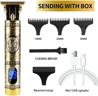 Barbier Draadloze Tondeuse (Goud)