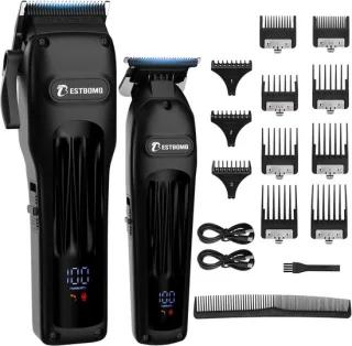 BESTBOMG Professionele Tondeuse - Haar- en Baardtrimmer
