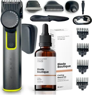 Blade Boutique 8-1 Baardtrimmer en Baardolie Set
