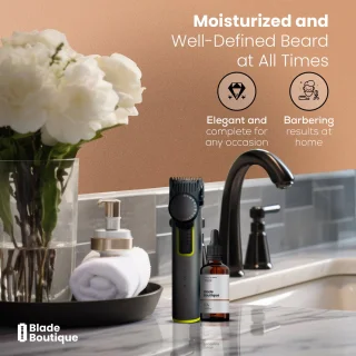 Blade Boutique 8-1 Baardtrimmer en Baardolie Set