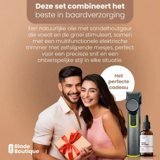 Blade Boutique 8-1 Baardtrimmer en Baardolie Set