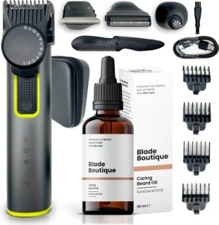 Blade Boutique 8-1 Baardtrimmer en Baardolie Set
