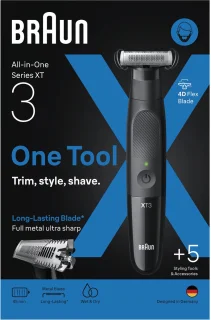 Braun All-in-One Series X XT3100 Scheerset Zwart