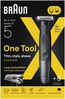 Braun All-in-One Series XT5 XT5200 Scheer- en styler Grijs