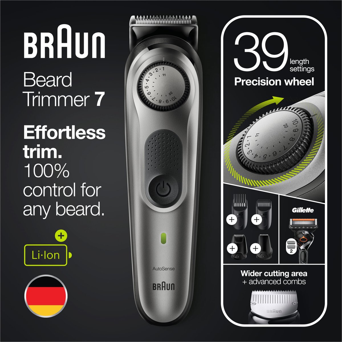 Wat vinden we goed aan de Braun Baard- en Haartrimmer BT7320